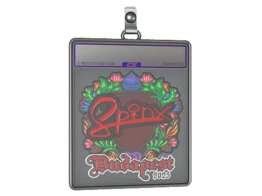 Sticker Slab | Spinx (Embroidered) | Budapest 2025
