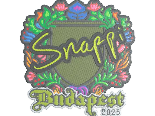 Sticker | Snappi (Embroidered) | Budapest 2025