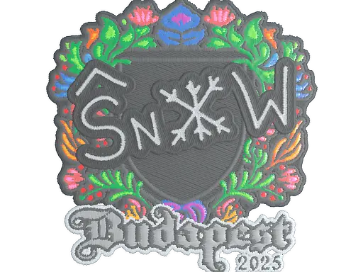 Sticker | snow (Embroidered) | Budapest 2025