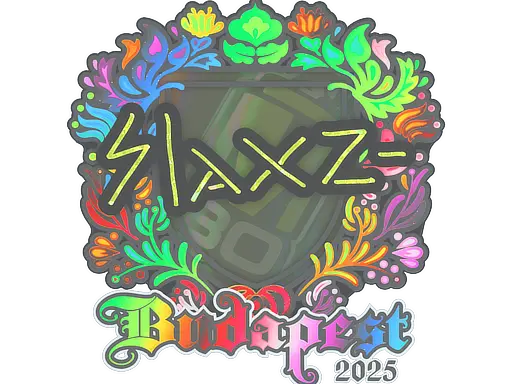 Sticker | slaxz- (Holo) | Budapest 2025