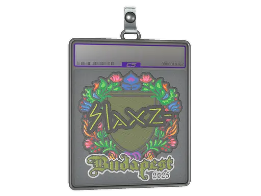 Sticker Slab | slaxz- (Embroidered) | Budapest 2025