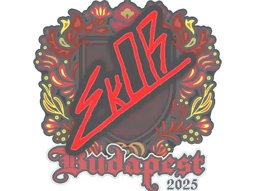 Sticker | sk0R | Budapest 2025
