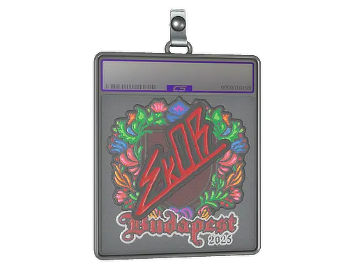 Sticker Slab | sk0R (Embroidered) | Budapest 2025