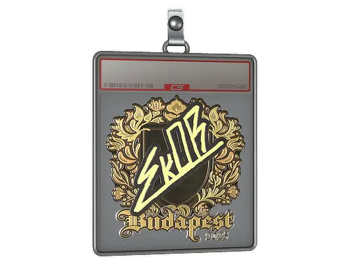 Sticker Slab | sk0R (Gold) | Budapest 2025