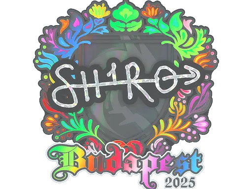 Sticker | sh1ro (Holo) | Budapest 2025