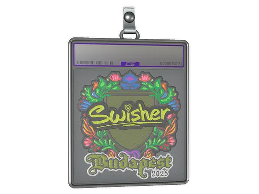 Sticker Slab | Swisher (Embroidered) | Budapest 2025
