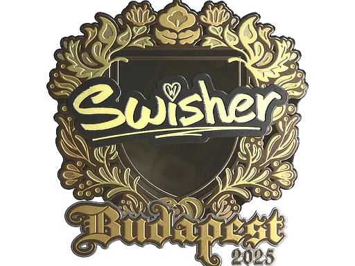 Sticker | Swisher (Gold) | Budapest 2025