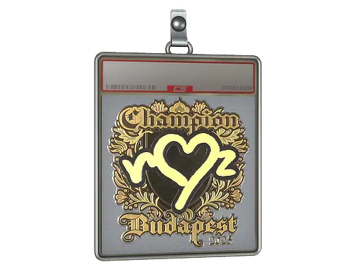 Sticker Slab | ropz (Gold, Champion) | Budapest 2025