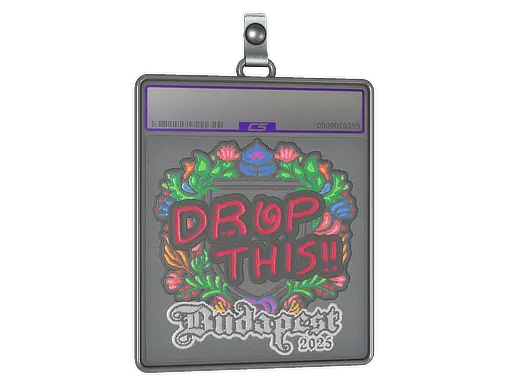Sticker Slab | drop (Embroidered) | Budapest 2025