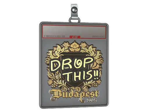 Sticker Slab | drop (Gold) | Budapest 2025