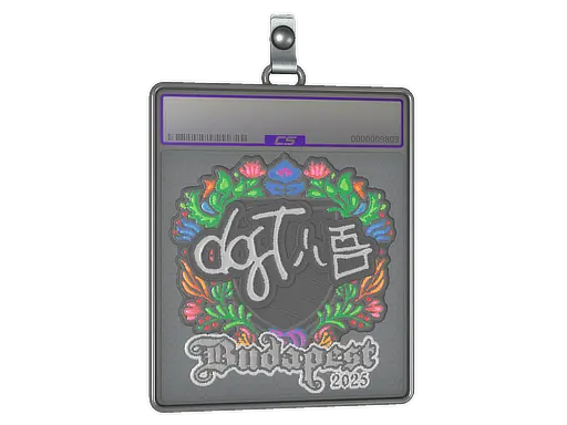 Sticker Slab | dgt (Embroidered) | Budapest 2025