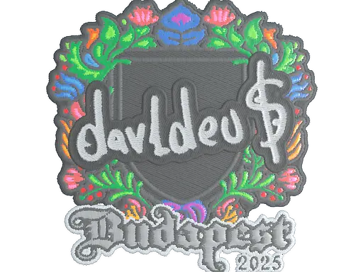 Sticker | dav1deuS (Embroidered) | Budapest 2025