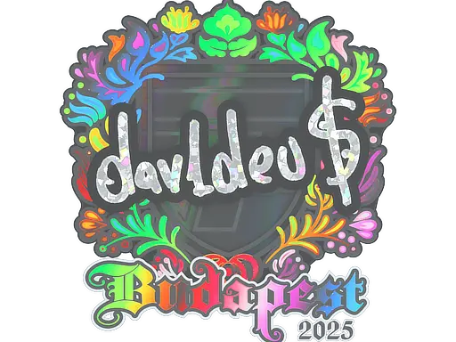 Sticker | dav1deuS (Holo) | Budapest 2025