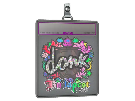 Sticker Slab | donk (Holo) | Budapest 2025