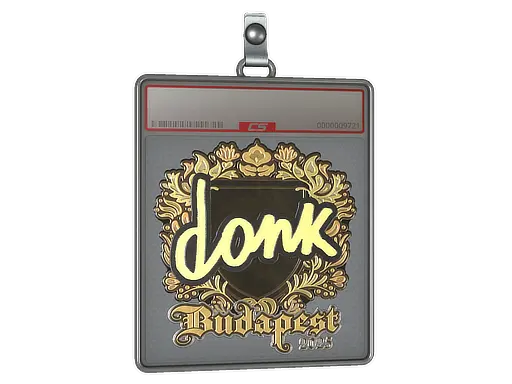 Sticker Slab | donk (Gold) | Budapest 2025