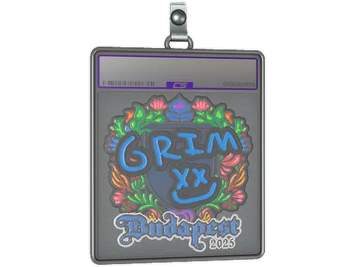 Sticker Slab | Grim (Embroidered) | Budapest 2025
