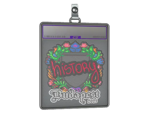 Sticker Slab | History (Embroidered) | Budapest 2025
