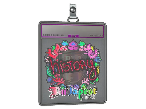 Sticker Slab | History (Holo) | Budapest 2025