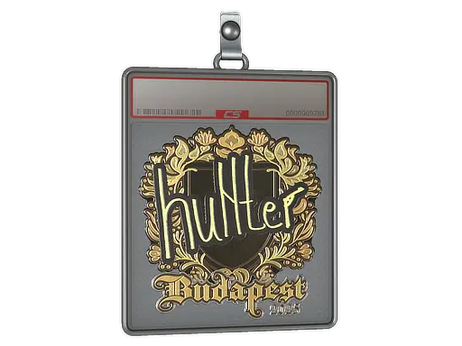 Sticker Slab | huNter- (Gold) | Budapest 2025