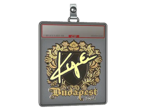 Sticker Slab | kye (Gold) | Budapest 2025