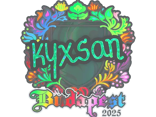 Sticker | kyxsan (Holo) | Budapest 2025