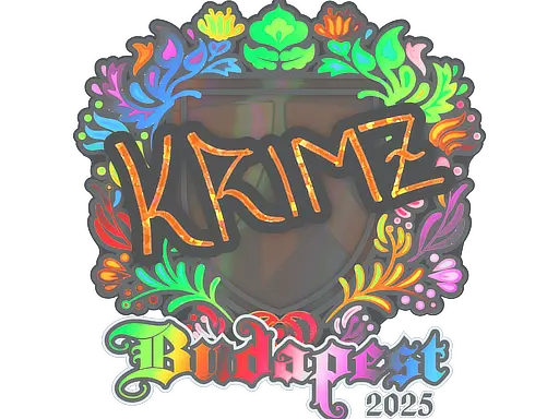 Sticker | KRIMZ (Holo) | Budapest 2025