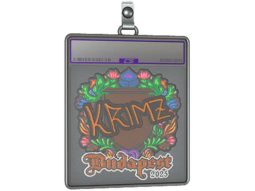Sticker Slab | KRIMZ (Embroidered) | Budapest 2025