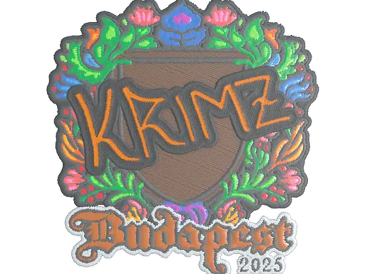 Sticker | KRIMZ (Embroidered) | Budapest 2025