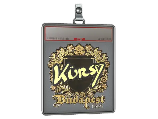 Sticker Slab | Kursy (Gold) | Budapest 2025
