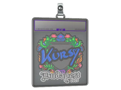 Sticker Slab | Kursy (Embroidered) | Budapest 2025