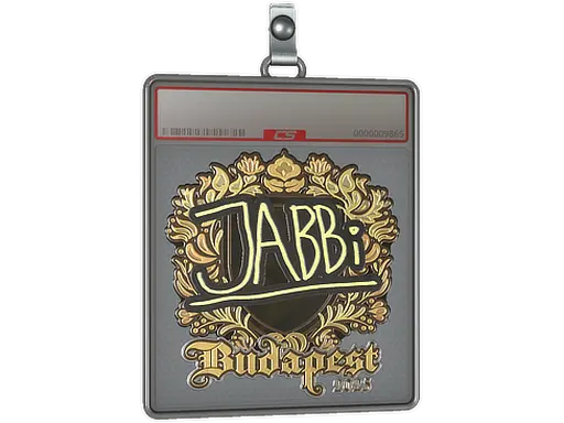 Sticker Slab | jabbi (Gold) | Budapest 2025