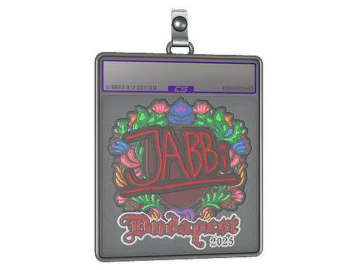 Sticker Slab | jabbi (Embroidered) | Budapest 2025