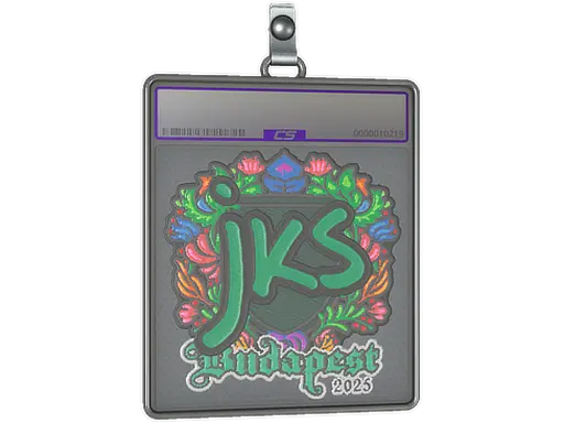 Sticker Slab | jks (Embroidered) | Budapest 2025