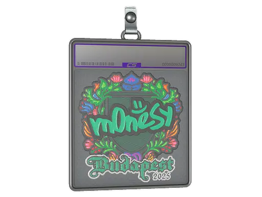 Sticker Slab | m0NESY (Embroidered) | Budapest 2025
