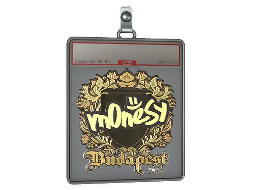 Sticker Slab | m0NESY (Gold) | Budapest 2025