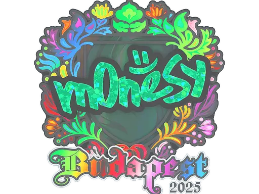 Sticker | m0NESY (Holo) | Budapest 2025