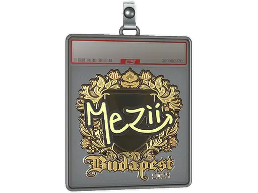 Sticker Slab | mezii (Gold) | Budapest 2025