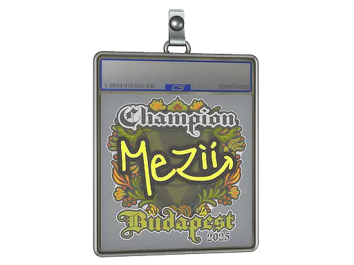 Sticker Slab | mezii (Champion) | Budapest 2025
