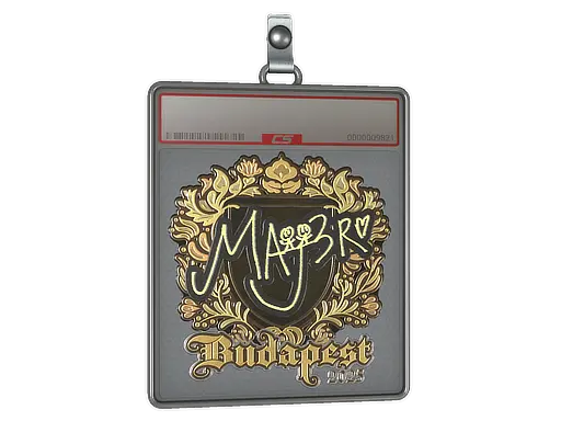 Sticker Slab | MAJ3R (Gold) | Budapest 2025
