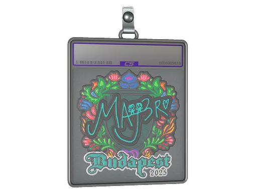 Sticker Slab | MAJ3R (Embroidered) | Budapest 2025