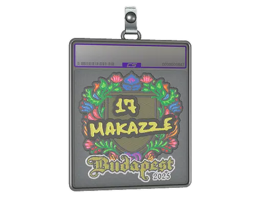 Sticker Slab | makazze (Embroidered) | Budapest 2025