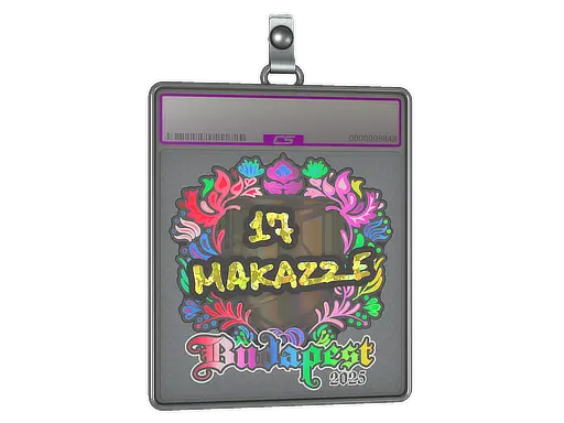 Sticker Slab | makazze (Holo) | Budapest 2025