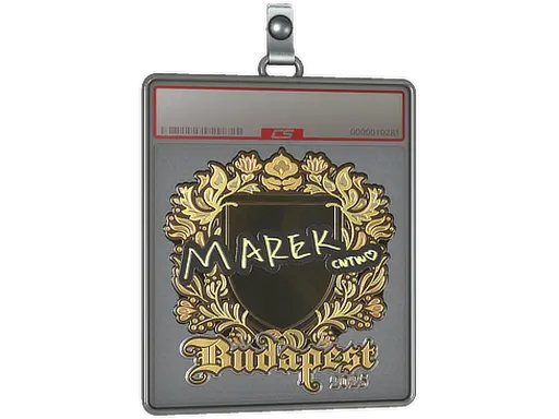 Sticker Slab | Marek (Gold) | Budapest 2025