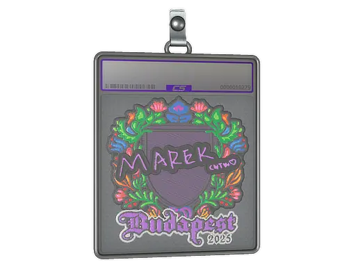 Sticker Slab | Marek (Embroidered) | Budapest 2025
