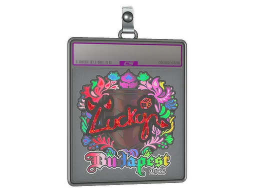 Sticker Slab | Lucky (Holo) | Budapest 2025