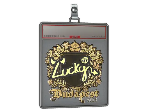 Sticker Slab | Lucky (Gold) | Budapest 2025