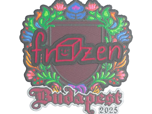 Sticker | frozen (Embroidered) | Budapest 2025