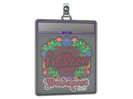Sticker Slab | frozen (Embroidered) | Budapest 2025