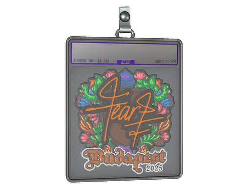 Sticker Slab | fEAR (Embroidered) | Budapest 2025