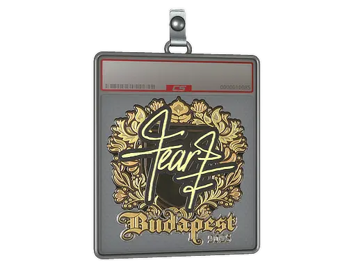 Sticker Slab | fEAR (Gold) | Budapest 2025